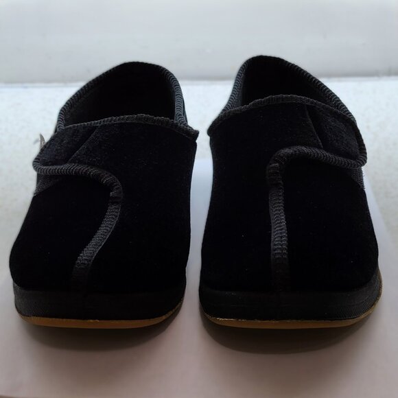 Black Foam Comfort House Shoes - Picture 3 of 9
